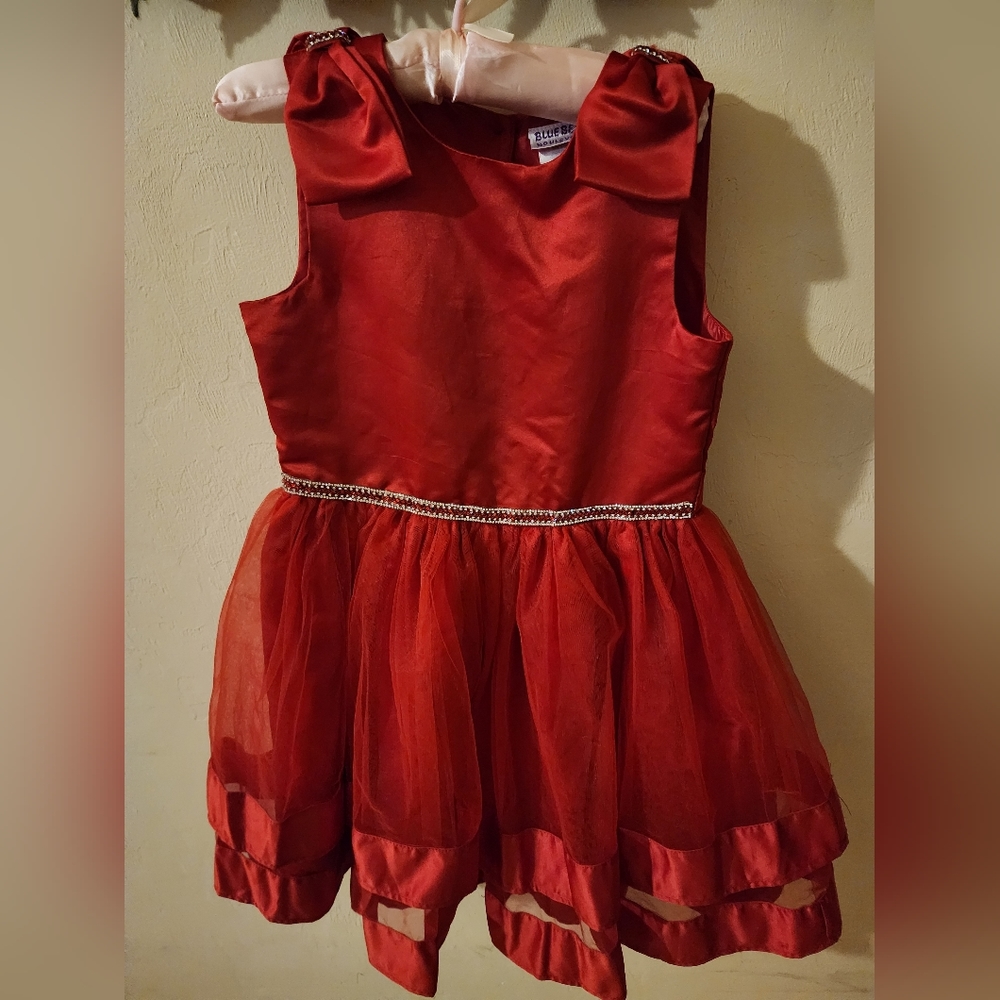 BLUEBERi boulevard red rhinestone Fancy dress.